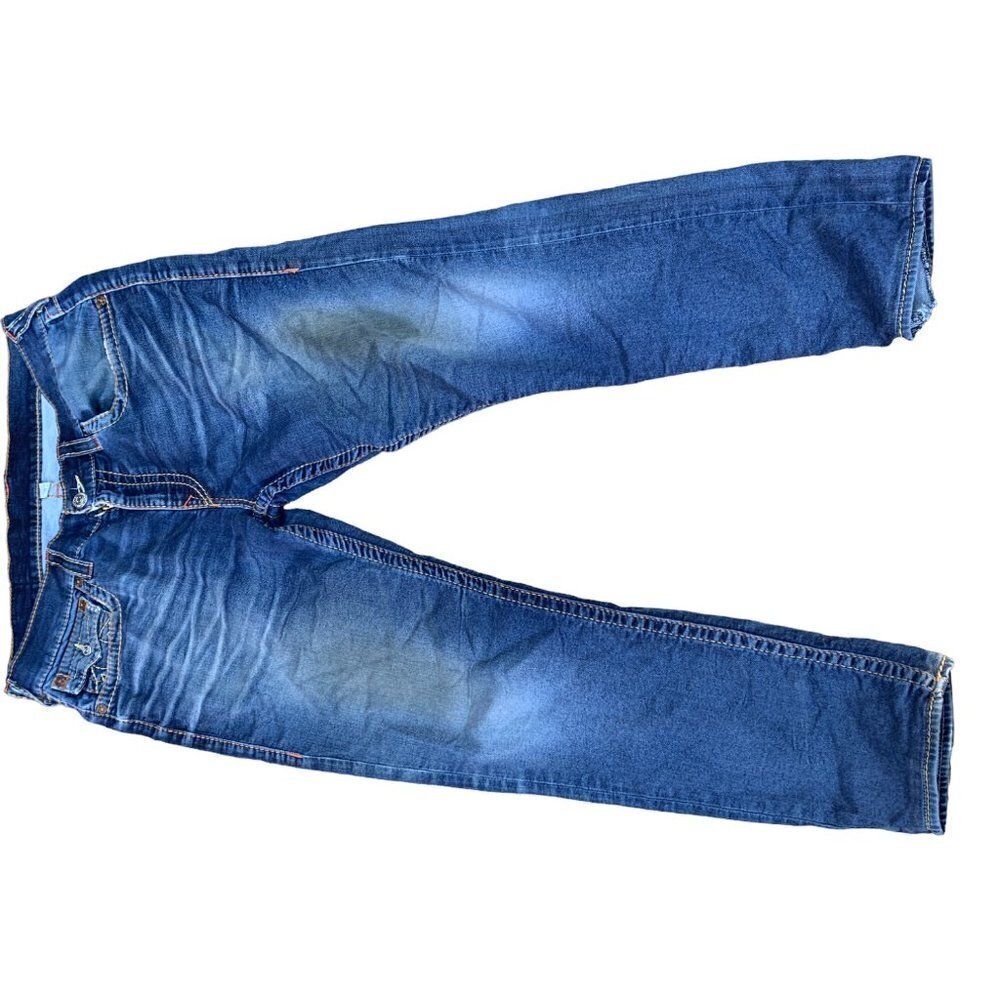 TRUE Religion Jeans Size 34 SLIM Blue - Picture 2 of 5